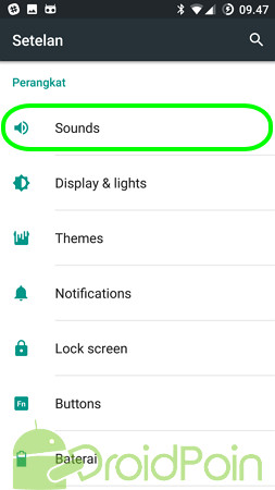 Mengganti Ringtone pada Android