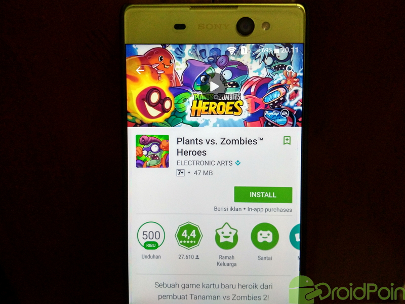 Plants vs. Zombies Heroes sudah Tersedia di Play Store, Ayo Segera Download!