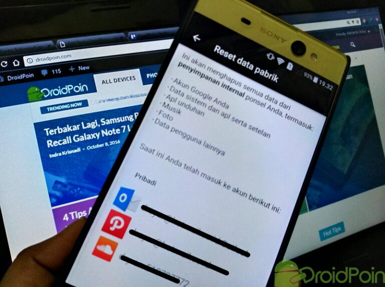 Cara Factory Reset Android