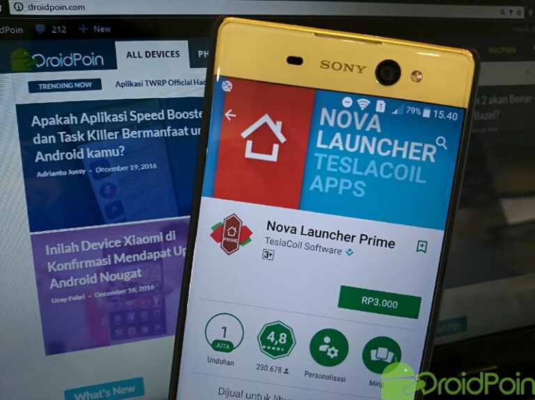 Ayo Segera Beli, Nova Launcher Prime Hanya Rp3.000!