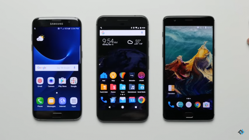 One Plus 3T vs Galaxy S7 vs Pixel XL (2)