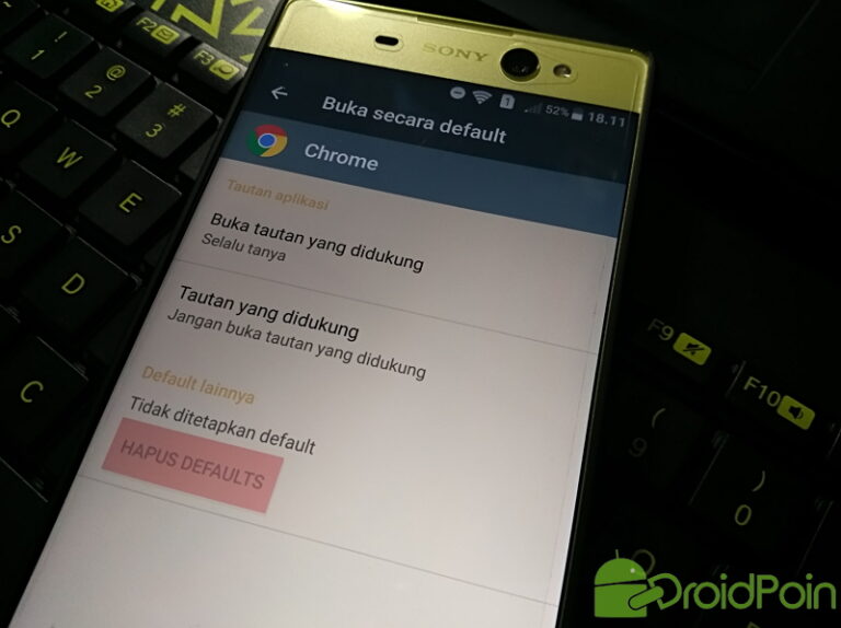 Menghapus Settingan Default Suatu Aplikasi di Android