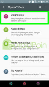 Cara Diagnosa (Test Hardware) Android Sony Xperia