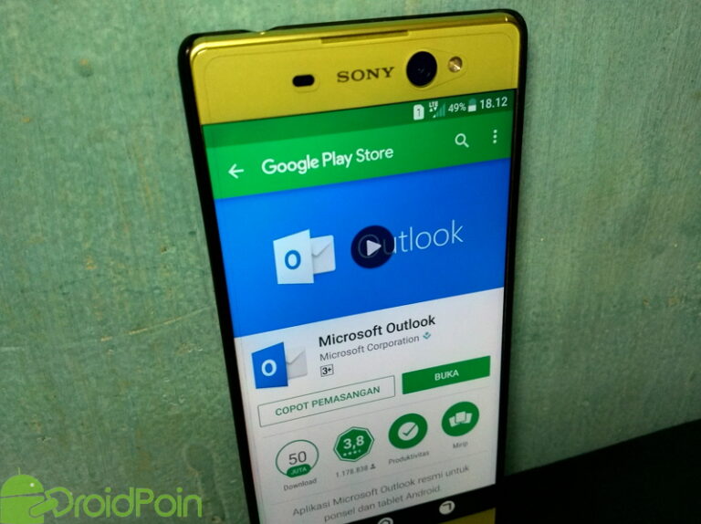 Cara Mengakses Akun Outlook di Android