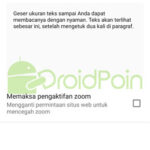 Cara Mengubah Ukuran Font (Huruf) di Chrome Android