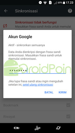 Mengalami Masalah saat Sinkronisasi data Chrome (Android)? Begini Cara Mengatasinya