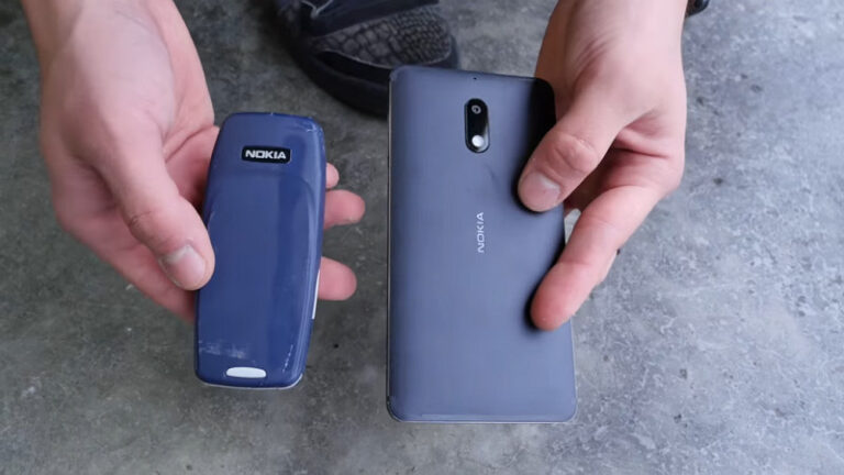 Drop Test Nokia 3310 vs Nokia 6, Siapa yang Terkuat?