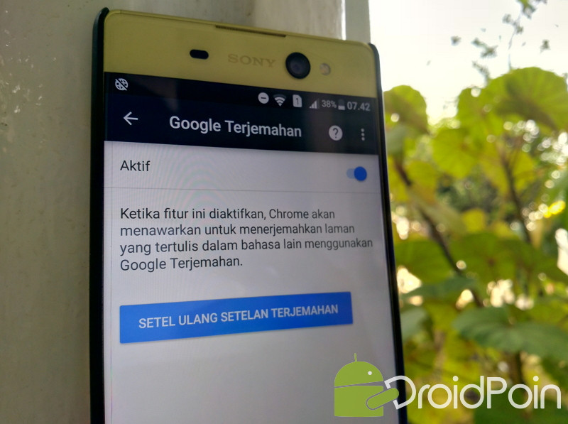 Cara Mengaktifkan / Menonaktifkan Google Translate di Chrome Android