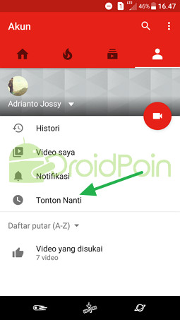 Cara Menambahkan dan Menghapus Video dari Daftar "Tonton Nanti" di YouTube (Android)