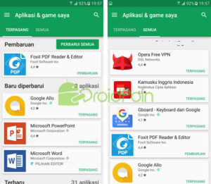 Tampilan My apps & games Play Store Kini Lebih Menarik!