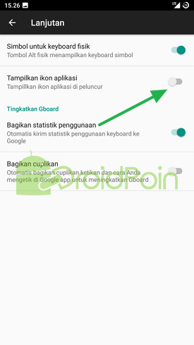 Memunculkan Kembali Aplikasi GBoard di App Drawer