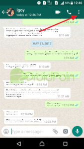 Cara Mencari Kata pada Chat di WhatsApp Android