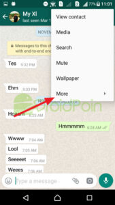 Cara Reset Chat di WhatsApp Android