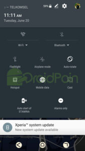 Cara Update Android Nougat di Ponsel Sony Xperia