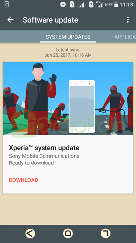 Cara Update Android Nougat di Ponsel Sony Xperia