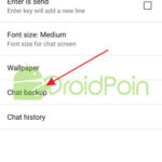 Cara Back Up Chat WhatsApp Android