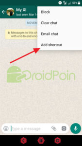 Menambahkan Kontak WhatsApp ke Home Screen Android