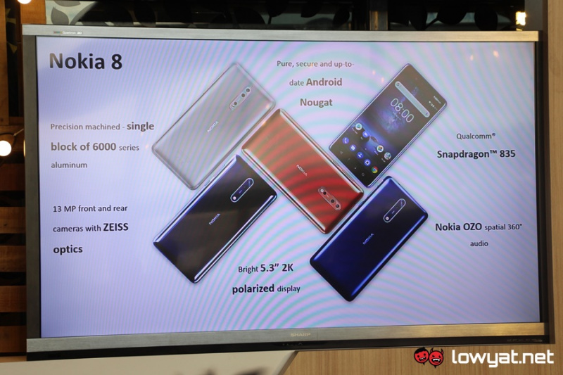 Nokia 8 Rilis Diluar China, Malaysia Jadi yang Pertama