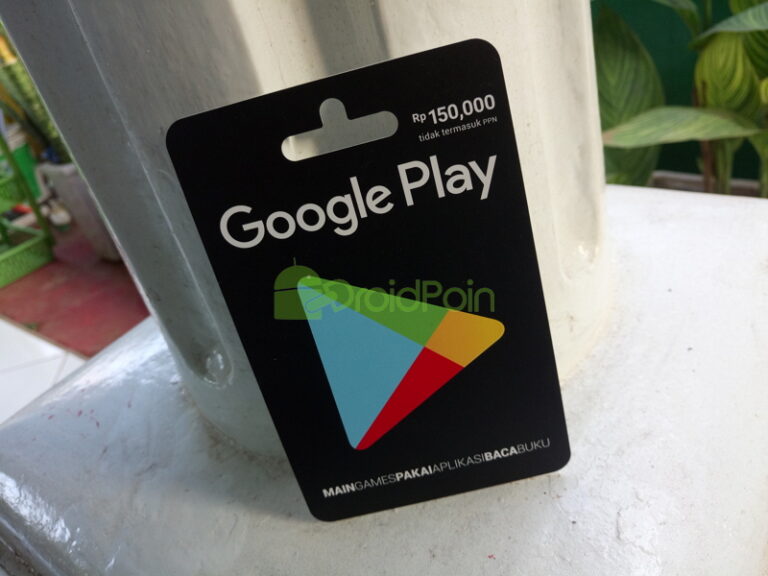 Cara Redeem Google Play Gift Card via Web