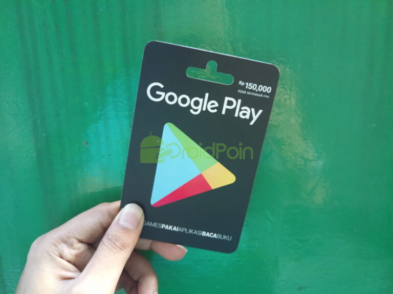 Cara Redeem Google Play Gift Card via Web