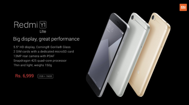 Harga dan Spesifikasi Xiaomi Redmi Y1 Lite