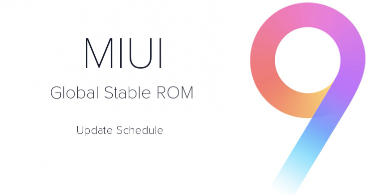 Inilah Jadwal Update MIUI 9 Global Stable  Beserta Daftar Perangkatnya