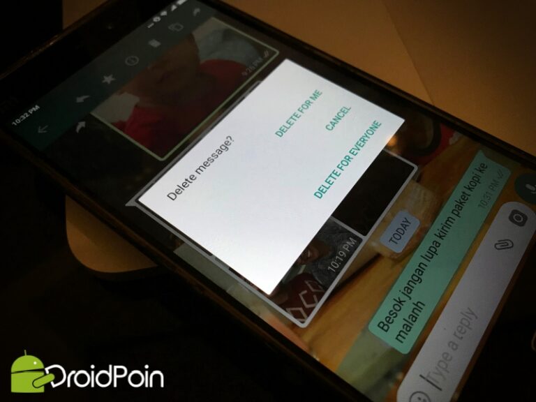 Cara Menghapus Pesan WhatsApp yang Sudah Terkirim