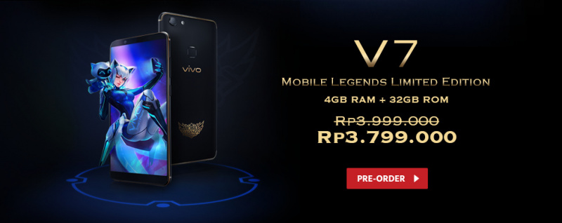 Vivo Rilis V7 Edisi Mobile Legend!