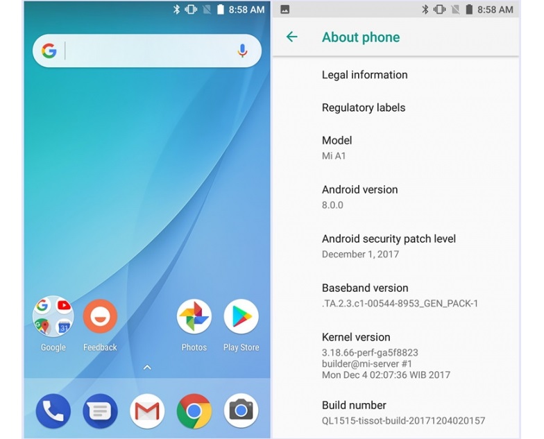 Android Oreo Versi Beta untuk Xiaomi Mi A1 Sudah Tersedia