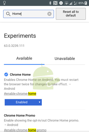 Cara Memindahkan Posisi Address Bar Chrome Android