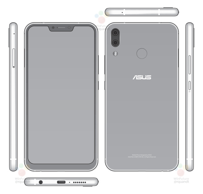 Salah Satu Varian Asus Zenfone 5 Punya Desain Seperti iPhone X?