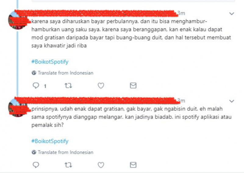 Dalam daftar yang diserahkan sebagai bagian dari prosedur pendaftaran  2 Juta Pengguna Spotify Mendengarkan Musik Bebas Iklan Tanpa Bayar